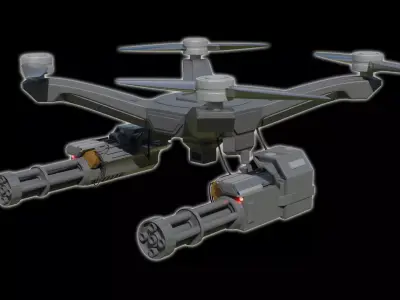 War Drone I Designed 3D model