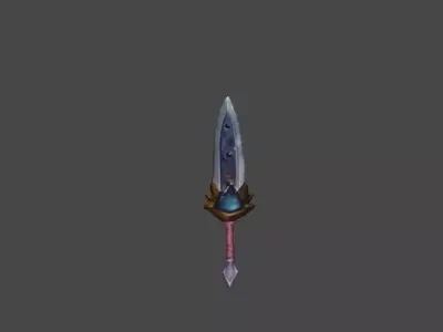 Zeloeman Sword A 28 Low-poly 3D model
