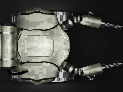 Military Crab Vehicle 3D model