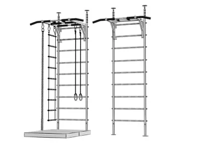 Swedish Wall BLENDER 3D Model Cycles 3D model