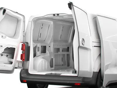Vauxhall Vivaro Electric Van L2 HQ Interior 2024 3D model