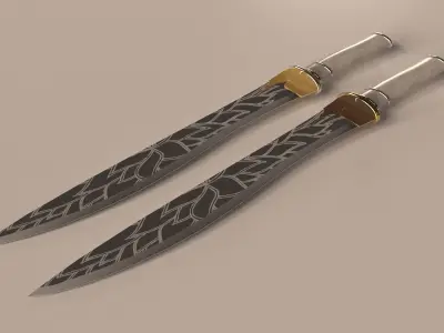 Elf Sword 3D model