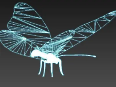 BUTTERFLY monarch 3D model