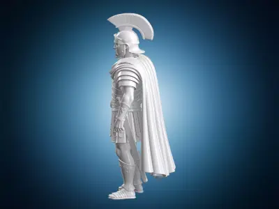 Commanding Officer Military Figure 3D Print Model 3D print model