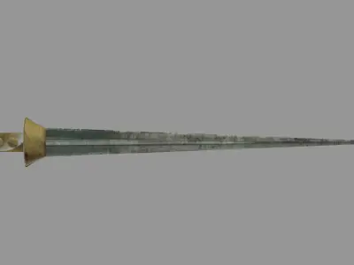 Mycenaean Bronze Sword  Low-poly 3D model