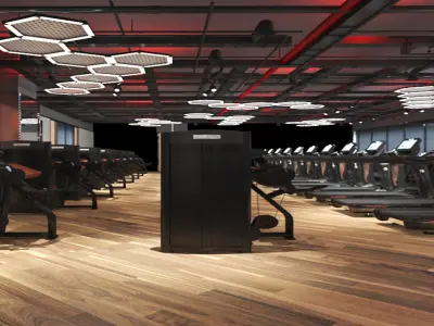 Gym Club 28 3D model