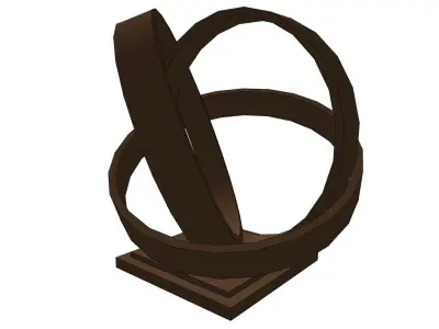 Abstract sculpture 3d model 3D model