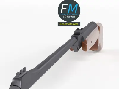 Carabine rifle 3D model