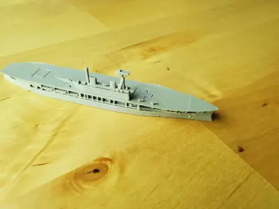 British Aircraft Carrier Eagle Free 3D print model
