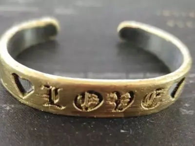 bracelet love 3D print model