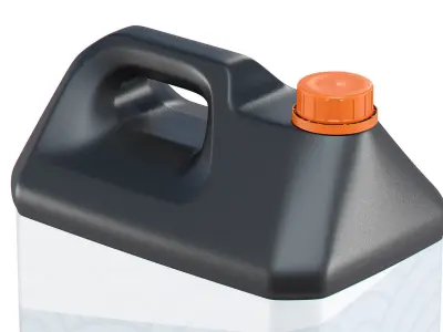10L Plastic Jerrycan 3D model