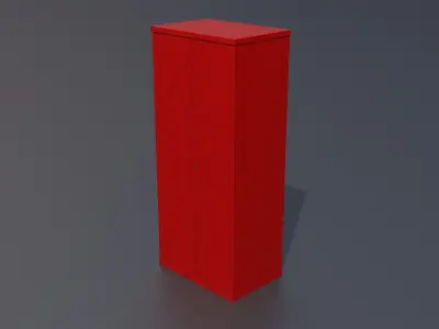 Workshop storage closet large 1 PBR  3D model