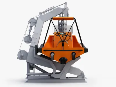 Lifeboat Rescue V12 Motorboat 3D model