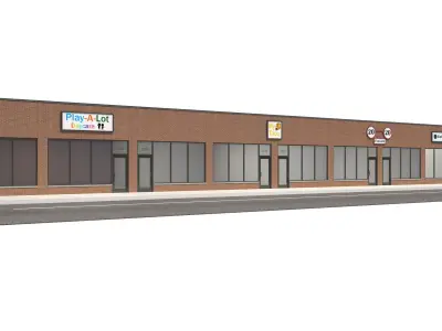 Retail-071 Retail Store 3D model