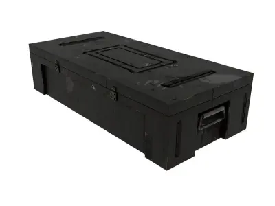 Weapon case box Low-poly 3D model
