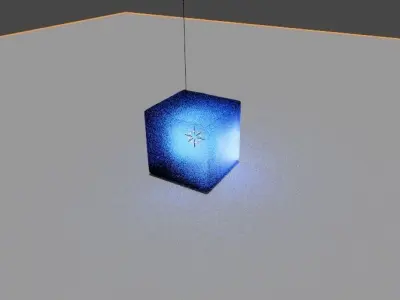 Tesseract cube 3D model