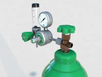 Oxygen Tank 3D model