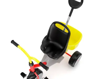 Kids Tricycle 3D model purchase