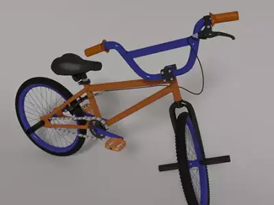 BMX Rigged 3D model