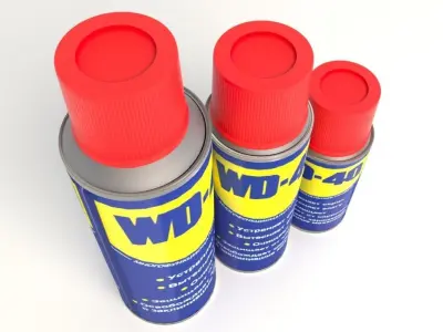  Universal grease WD-40 anti-corrosion 3D model