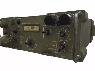 Radio military AN PRC-1099A 3D model