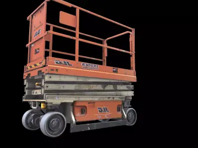 Scissor Lift Low-poly 3D model buy