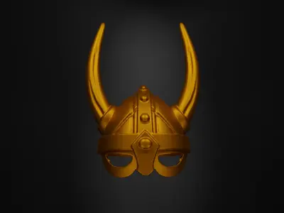Viking Face Helmet Gladiator Face Mask - Gladiator Armor Part 3D print model