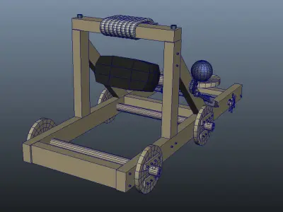 Catapult 3D model