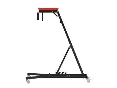 Garage Elevated Creeper Adjustable Topside Mechanic Seat 3D model