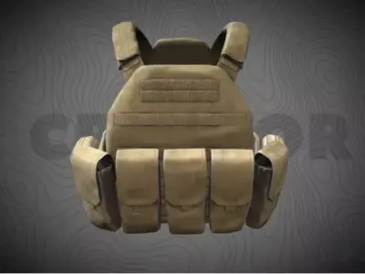  Body armor Plate 3D model