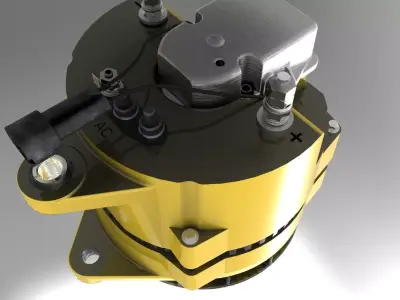Alternator Free 3D model