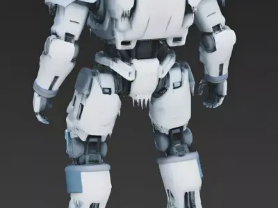 Titan Arctic Sentinel 3D Model Low-poly 3D model