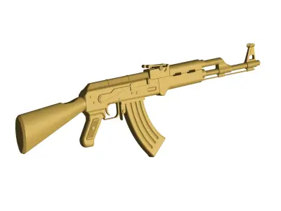 kalashnikov ak-47 3D model