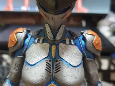 Cyber Soldier 3D print model