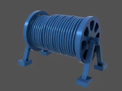 Naval hose reels - Personal license - 1-200 scale 3D print model