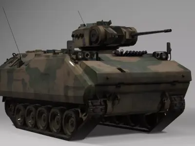 ACV-300 M242 Low-poly 3D model