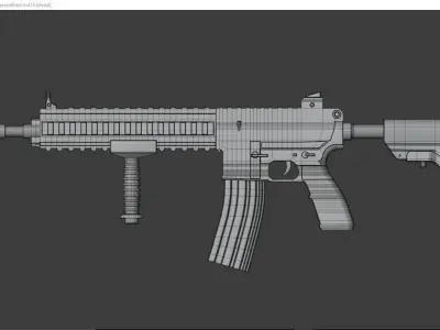M416 gun Free 3D model