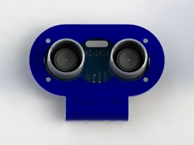 SOPORTE HC-SR04 Free 3D model