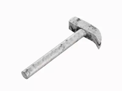 Iron Hammer 04 Low-poly 3D model