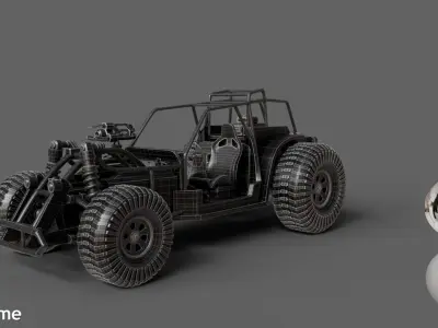 Dune Hopper 3D Model SUBD 3D model