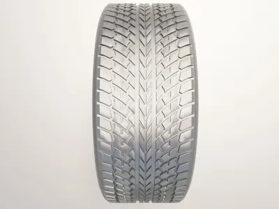 Black tire 3D model