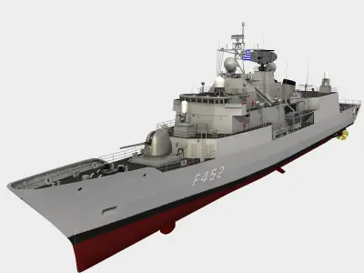 MEKO 200 GREEK HYDRA CLASS FRIGATE HS HYDRA 3D model