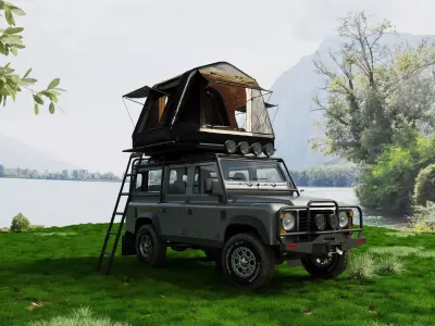 roof top tent 3D model