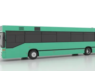 Mercedes-Benz O405GN1-5 Low Low-poly 3D model
