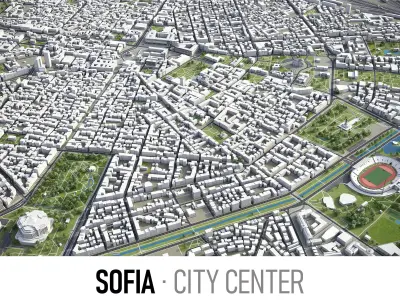 Sofia Low-poly 3D model