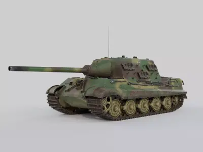 Jagdpanzer VI Jagdtiger PBR Model 3D model