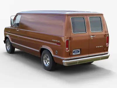 1976 Ford Econoline 3D model