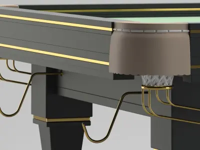 Billiard Table 04 snooker 3D model