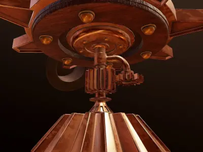 Steampunk Roulette 3D model