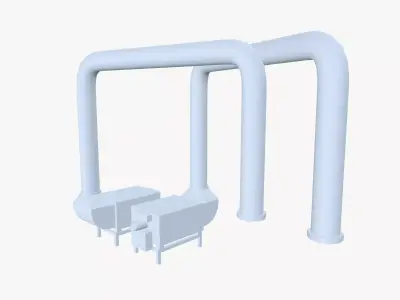 Bearing Mist Collector Low-poly 3D model